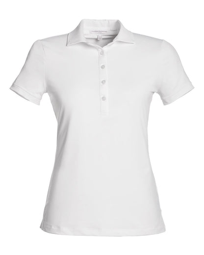 Fairway & Greene Women's Claire Tech Polo M32232 #color_White