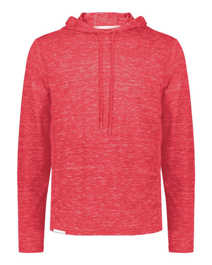 Holloway Men's Eco Revive™ Monterey Hooded Sweatshirt 222745 #color_Scarlet Heather