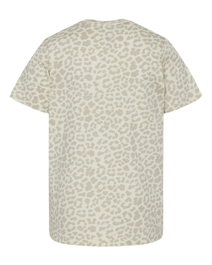 LAT Youth Fine Jersey Tee 6101 #color_Natural Leopard