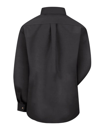Red Kap Women's Poplin Dress Shirt SP91 #color_Black