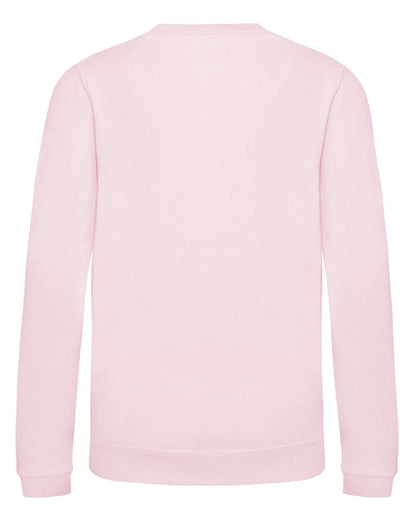 AWDis Youth Crewneck Sweatshirt JHY030 #color_Baby Pink