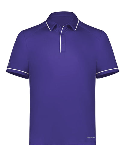 Holloway Men's CoolCore® Polo 222518 #color_Purple/ White