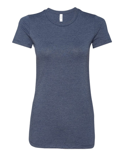 BELLA + CANVAS Women's Slim Fit Tee 6004 #color_Heather Navy