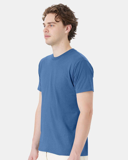 Hanes Perfect-T T-Shirt 4980 #colormdl_Denim Blue