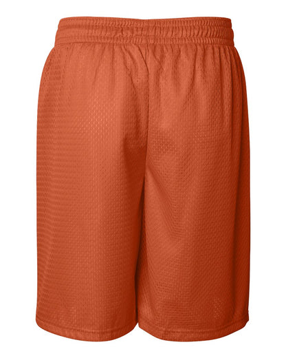 Badger Pro Mesh 9" Shorts 7209 #color_Burnt Orange