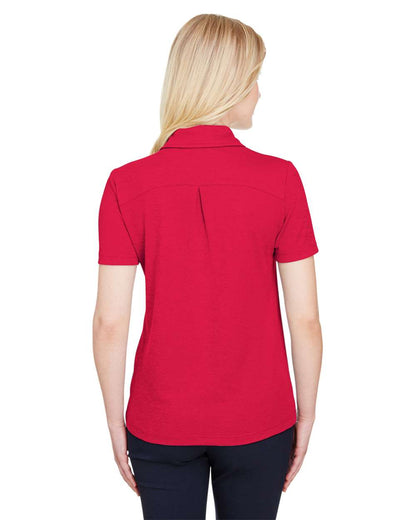 Devon & Jones Women's CrownLux Performance® Address Melange Polo DG22W #colormdl_Red Heather