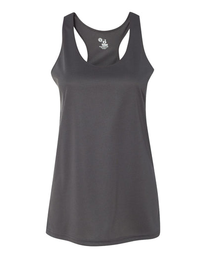 Badger Women’s B-Core Racerback Tank Top 4166 #color_Graphite