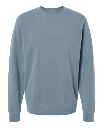 Independent Trading Co. Midweight Pigment-Dyed Crewneck Sweatshirt PRM3500 #color_Pigment Slate Blue