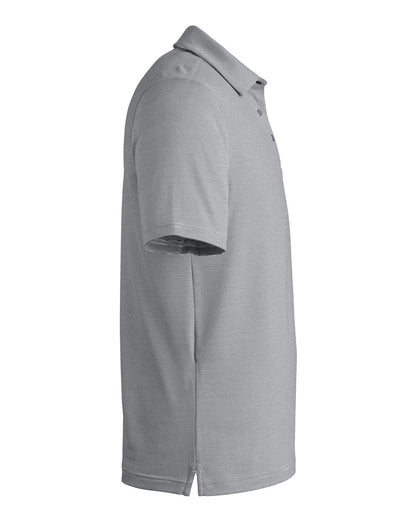 Under Armour Men's Destin Drive Striped Performance Polo 1389853 #color_Mod Grey/ White