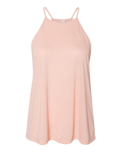 BELLA + CANVAS Women's Flowy High-Neck Tank 8809 #color_Peach