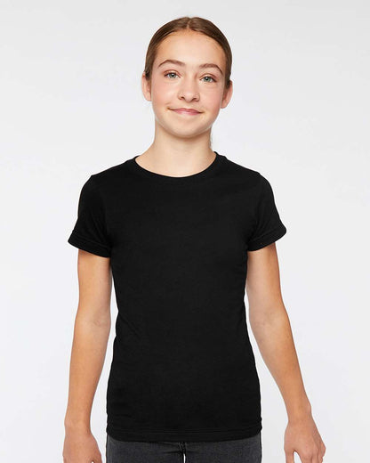 LAT Girls' Fine Jersey Tee 2616 #colormdl_Black