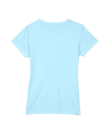 UltraClub Women's Cool & Dry Sport Performance Interlock T-shirt 8420L #color_Ice Blue