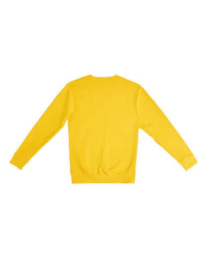 Lane Seven Unisex Premium Crewneck Sweatshirt LS14004 #color_Lemon