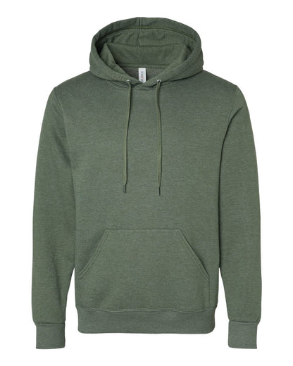 JERZEES Unisex Eco™ Premium Blend Ring-Spun Hooded Sweatshirt 700MR #color_Military Green Heather