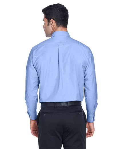 Harriton Men's Oxford Shirt M600 #colormdl_Light Blue