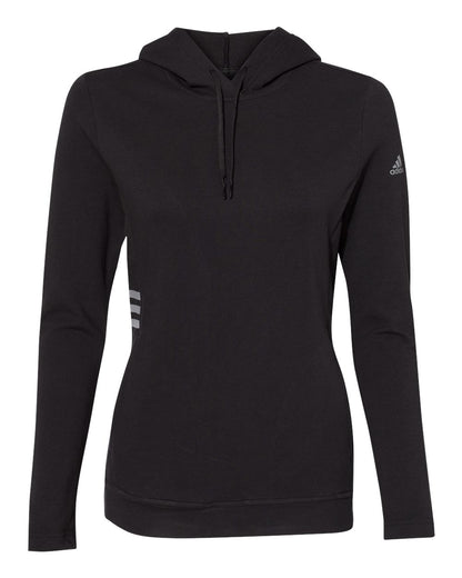 Adidas Women's Lightweight Hooded Sweatshirt A451 #color_Black