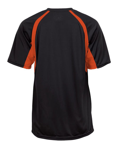 Badger B-Core Hook T-Shirt 4144 #color_Black/ Burnt Orange