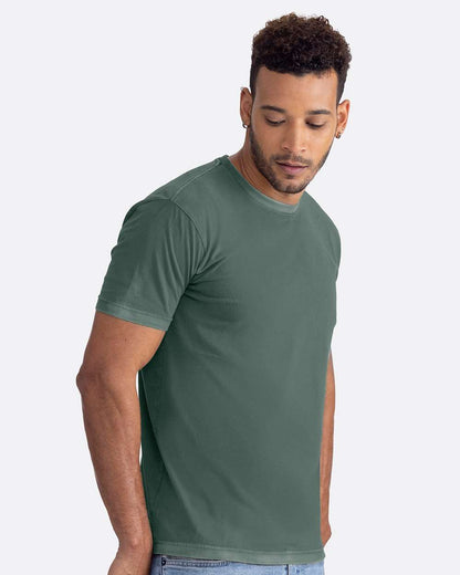 Next Level Soft Wash T-Shirt 3600SW #colormdl_Washed Royal Pine