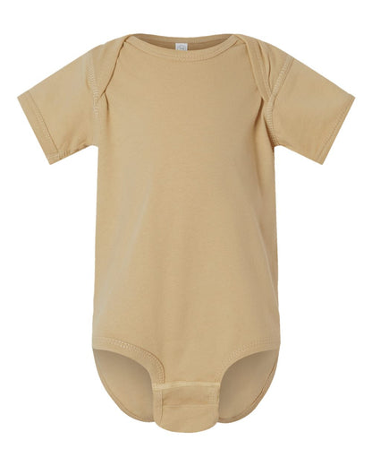 Rabbit Skins Infant Fine Jersey Bodysuit 4424 #color_Latte