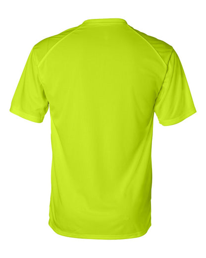 Badger B-Core Sport Shoulders T-Shirt 4120 #color_Safety Yellow