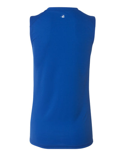 Badger Women's B-Core Sleeveless T-Shirt 4163 #color_Royal