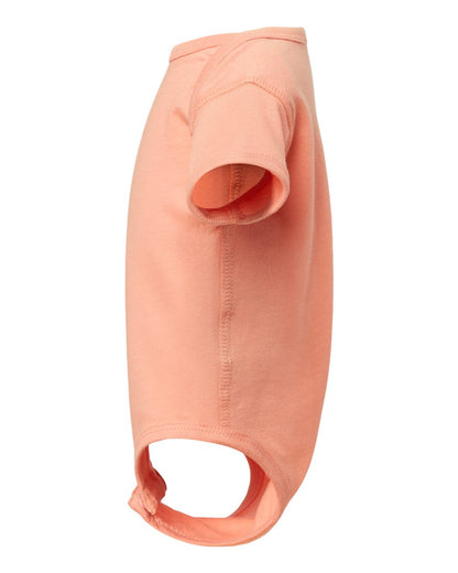 Rabbit Skins Infant Fine Jersey Bodysuit 4424 #color_Sunset
