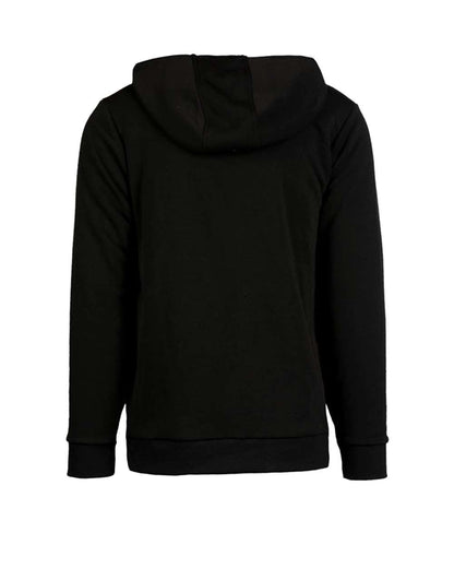 Burnside Printed Stripes Fleece Sweatshirt 8603 #color_Black