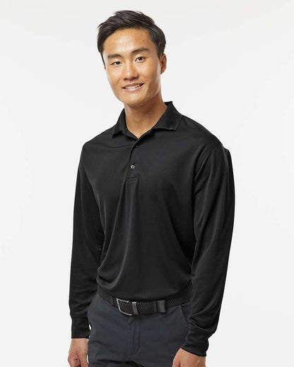 Paragon Men's Prescott Long Sleeve Polo 110 #colormdl_Black