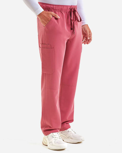 Onna Men's Relentless Stretch Cargo Scrub Pants NN500 #colormdl_Calm Pink
