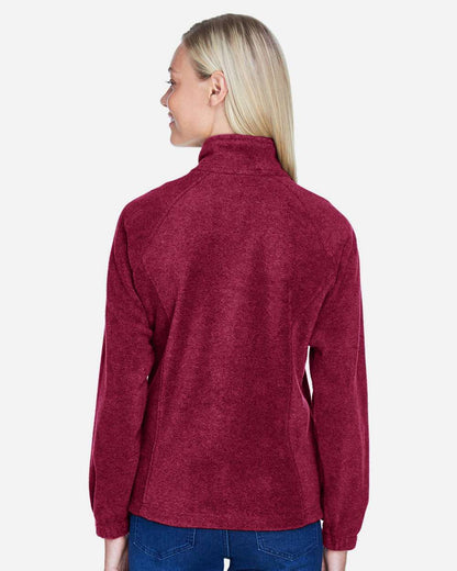 Harriton Women's Full-Zip Fleece M990W #colormdl_Wine
