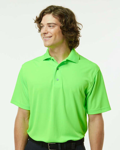 Paragon Men's Saratoga Performance Mini Mesh Polo 100 #colormdl_Neon Lime