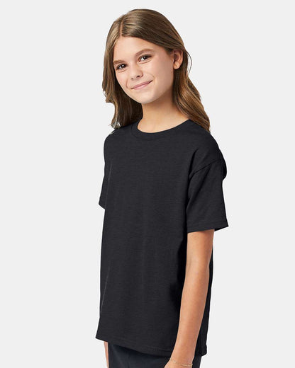 Hanes Ecosmart™ Youth T-Shirt 5370 #colormdl_Charcoal Heather