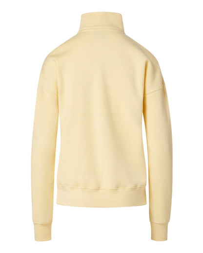 MV Sport Women's Cloud Fleece Quarter-Zip Sweatshirt W20189 #color_Sun Ray