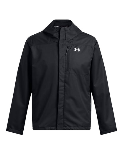 Under Armour Men's Porter 3-in-1 2.0 Jacket 1371585 #color_Black/ White