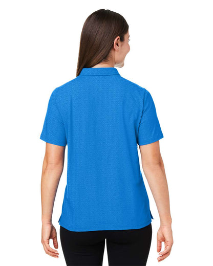 Devon & Jones Women's Crownlux Performance® Geo Polo DG101W #colormdl_French Blue/ CR Blue