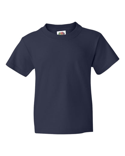 Fruit of the Loom HD Cotton Youth Short Sleeve T-Shirt 3930BR #color_J. Navy