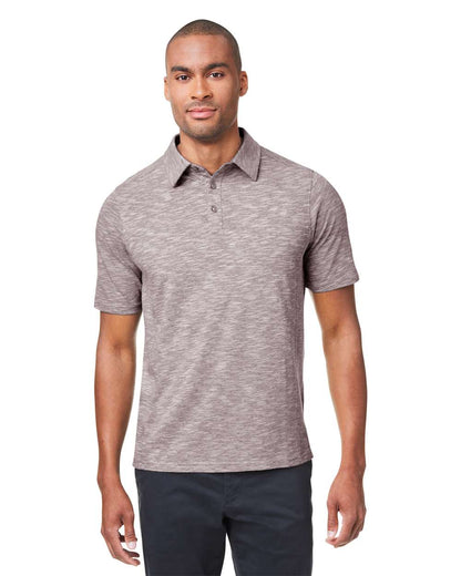 North End Men's Eclipse Jacquard Polo NE115 #colormdl_Burgundy Heather