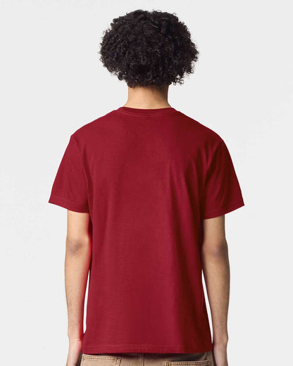 American Apparel Unisex Fine Jersey Tee 2001 #colormdl_Cardinal