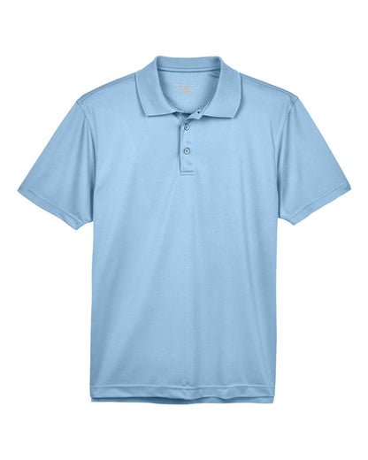 Harriton Men's Polyester Jersey Polo M315 #color_Light Blue