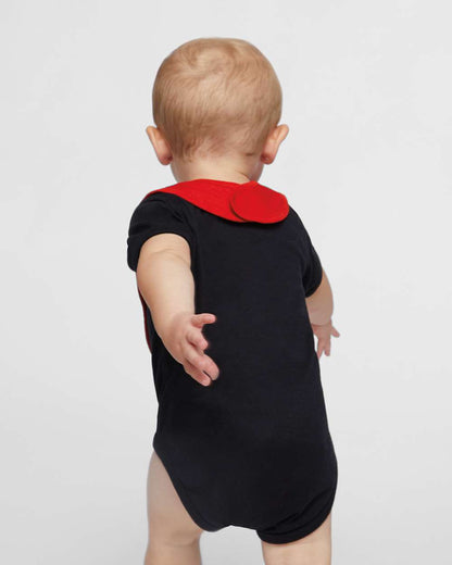 Rabbit Skins Infant Baby Rib Bodysuit 4400 #colormdl_Black