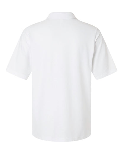 Harriton Men's Tall Maverick CVC Pique Polo M105T #color_White