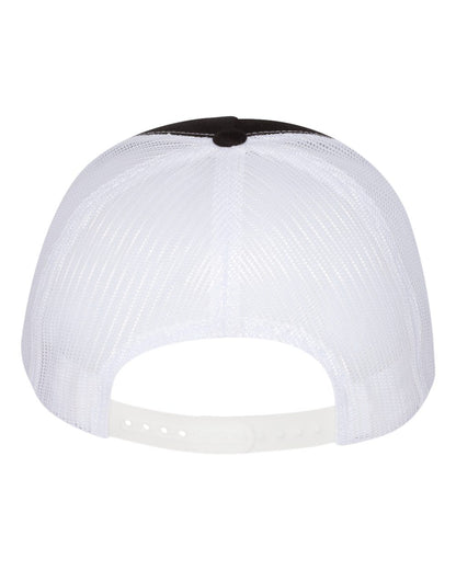YP Classics Five-Panel Classic Trucker Cap 6006 #color_Black/ White