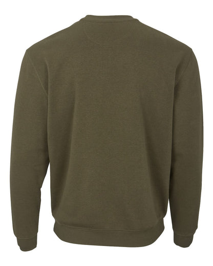 Boxercraft Men's Fleece Crewneck Sweatshirt BM5101 #color_Olive