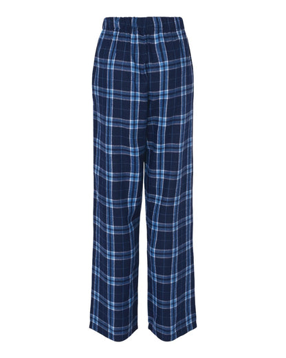 Boxercraft Youth Flannel Pants BY6624 #color_Navy/ Columbia