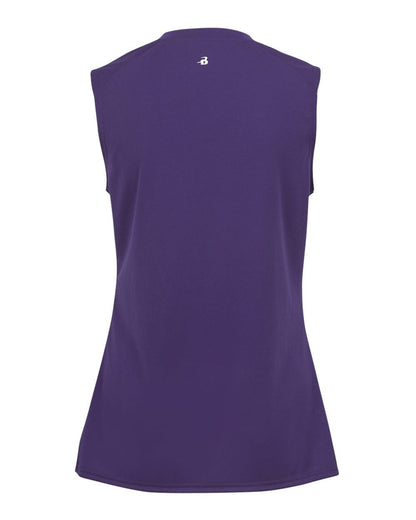 Badger Women's B-Core Sleeveless T-Shirt 4163 #color_Purple