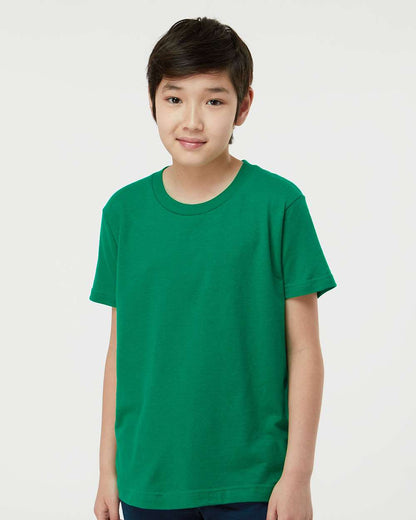 Tultex Youth Fine Jersey T-Shirt 235 #colormdl_Kelly Green