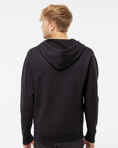 Independent Trading Co. Midweight Full-Zip Hooded Sweatshirt SS4500Z #colormdl_Black