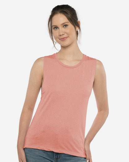 Next Level Women’s Festival Muscle Tank 5013 #colormdl_Desert Pink