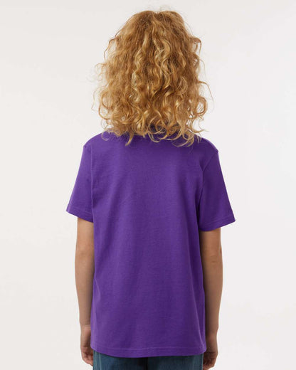 Tultex Youth Fine Jersey T-Shirt 235 #colormdl_Purple