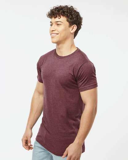 Tultex Men's Fine Jersey T-Shirt 202 #colormdl_Heather Burgundy
